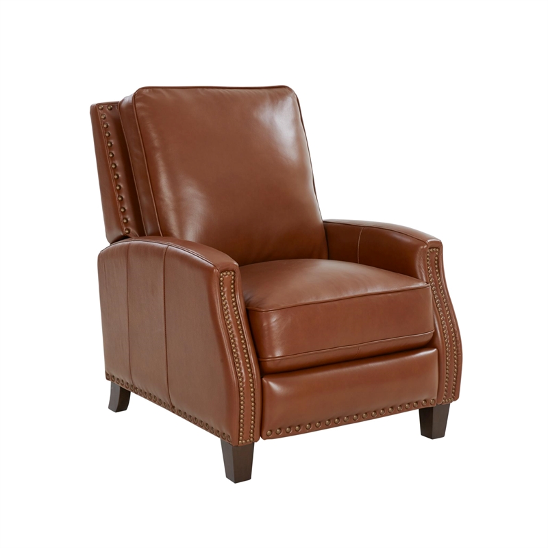 Barcalounger Melrose Push Thru The Arms Recliner in Colchester Bitters