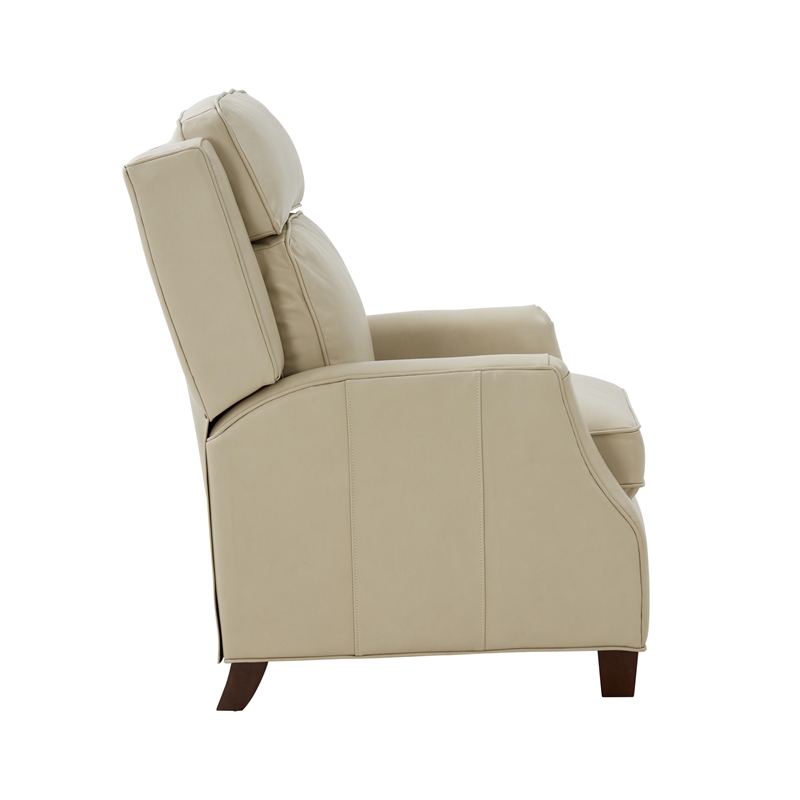 Barcalounger Nixon Push Thru The Arms Recliner in Barone Parchment