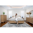 Finn & Louise Chatham Queen Platform Storage Bed in Maple - Wood