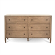 Finn & Louise Chatham 6 Drawer Dresser in Warm Maple Finish - Wood