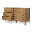 Finn & Louise Chatham 6 Drawer Dresser in Warm Maple Finish - Wood