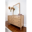Finn & Louise Chatham 6 Drawer Dresser in Warm Maple Finish - Wood
