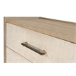 Finn & Louise Rio Vista Woven 5 Drawer Chest in Earth Tones & Clay - Wood