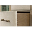 Finn & Louise Rio Vista Woven Mirrored Door Chest in Muted - Brown - Wood