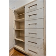 Finn & Louise Rio Vista Woven Mirrored Door Chest in Muted - Brown - Wood