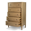 Finn & Louise Chatham 5 Drawer Chest in Warm Maple - Wood - Modern