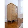 Finn & Louise Chatham 5 Drawer Chest in Warm Maple - Wood - Modern