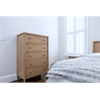 Finn & Louise Chatham 5 Drawer Chest in Warm Maple - Wood - Modern