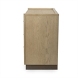 Finn & Louise Rio Vista Woven 3 Drawer Nightstand in Earth & Clay - Wood
