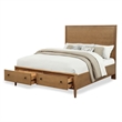 Chatham - Tall Storage Bed - Queen - Warm Maple Finish - Wood