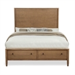 Chatham - Tall Storage Bed - Queen - Warm Maple Finish - Wood