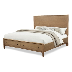 Chatham - Tall Storage Bed - King - Warm Maple Finish - Wood