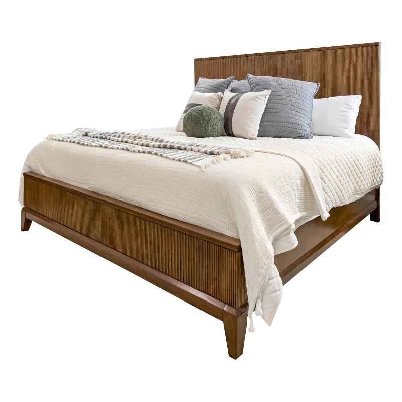 Manhattan Valley - Bed - Queen - Vintage Chestnut Finish - Wood
