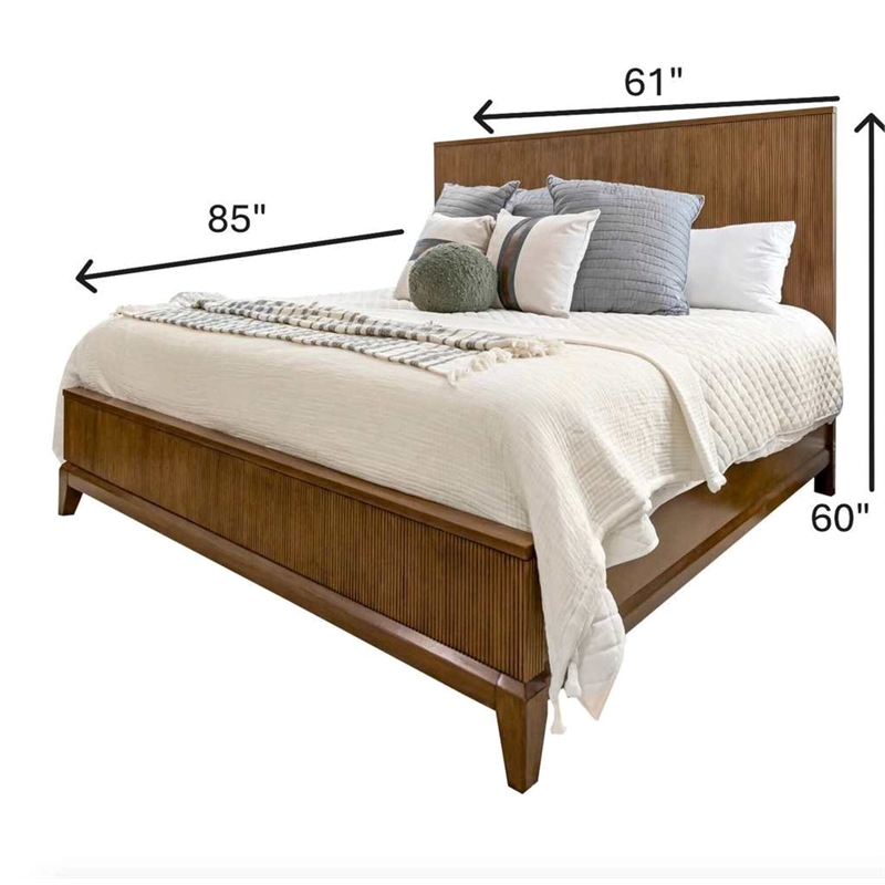 Manhattan Valley - Bed - King - Vintage Chestnut Finish - Wood