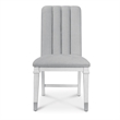 Point Breeze - Upholstered Side Chair with Metal Back Detail - Wood (Set of 2)