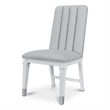 Point Breeze - Upholstered Side Chair with Metal Back Detail - Wood (Set of 2)