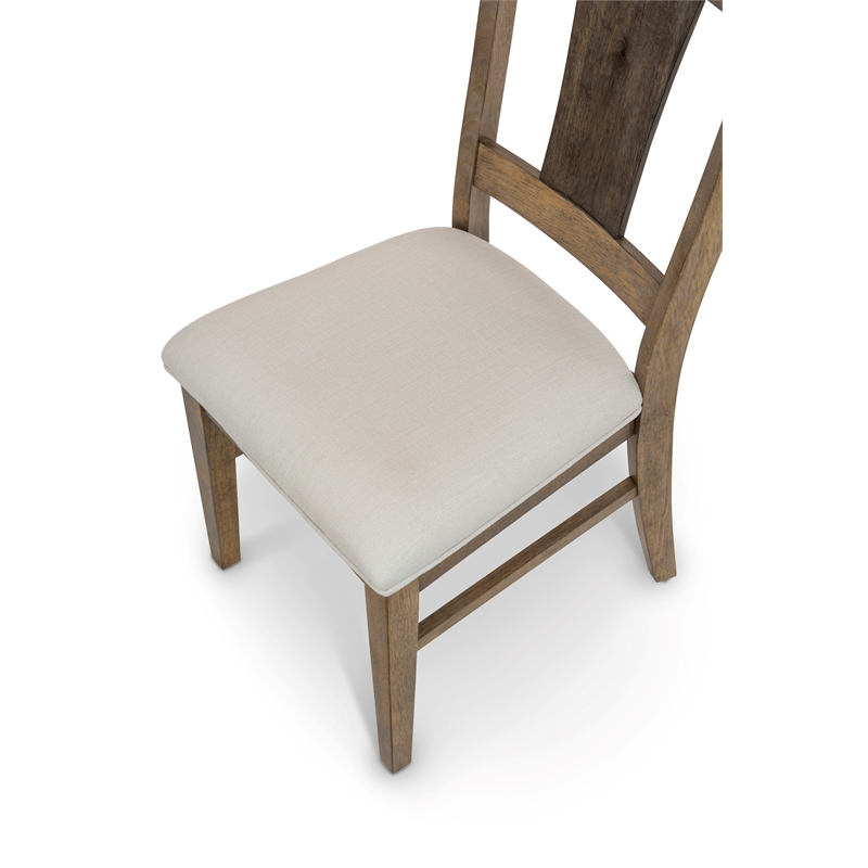 Sun Haven - Upholstered Side Chair - Set of 2 - Wood - Chair Decor - Walnut