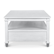 Point Breeze - 2-Drawer Cocktail Table with Castors - Wood - White