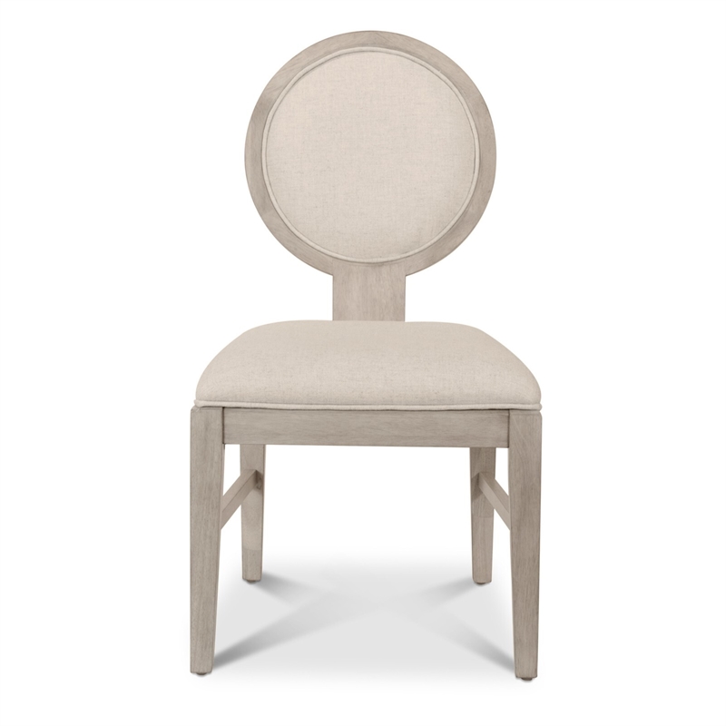 Manhattan Valley - Upholstered Side Chair - Set of 2 - Wood - Rose