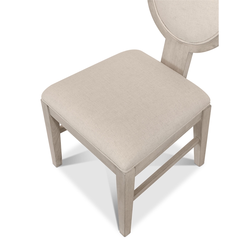 Manhattan Valley - Upholstered Side Chair - Set of 2 - Wood - Rose