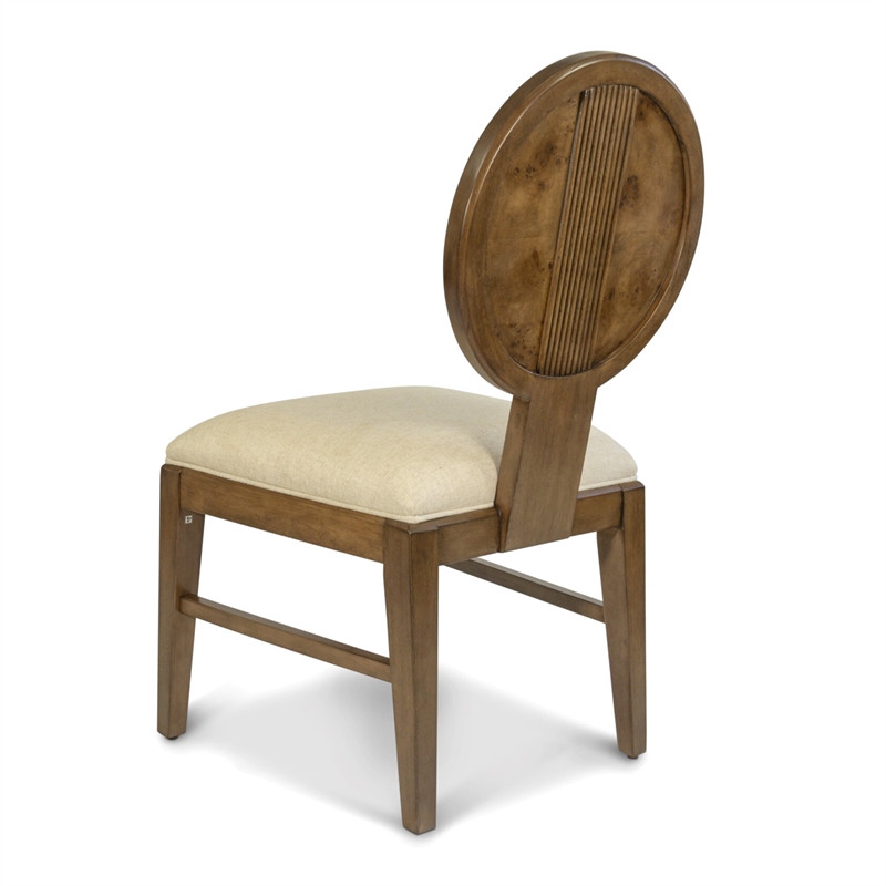 Manhattan Valley - Upholstered Side Chair - Set of 2 - Wood - Chestnut