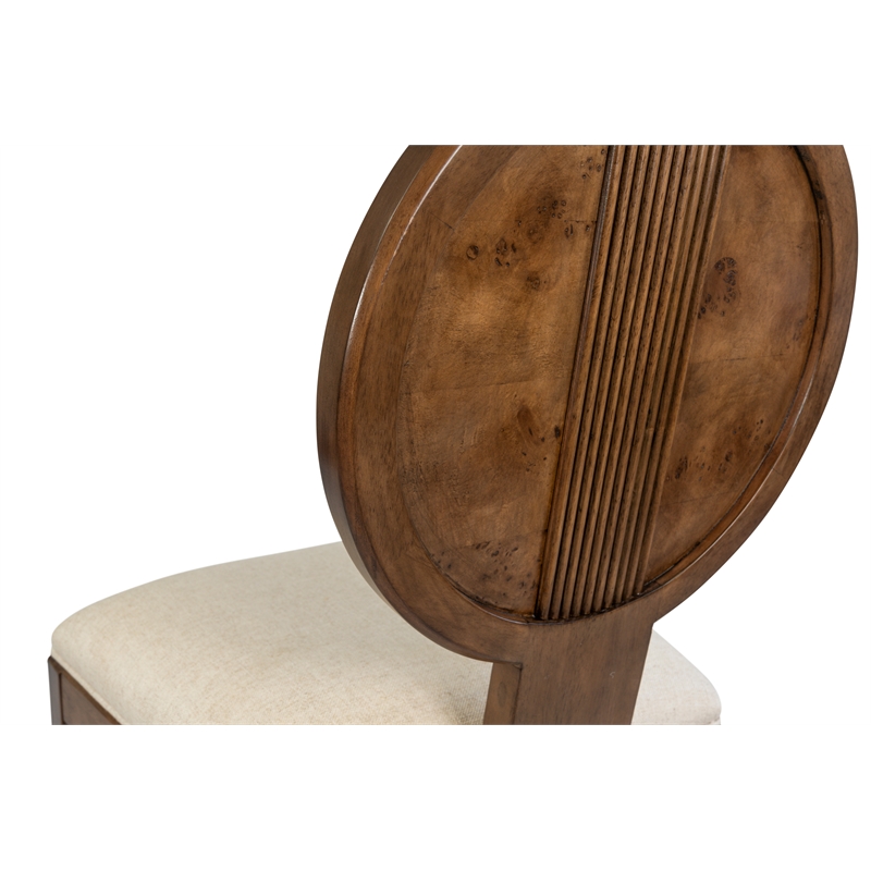 Manhattan Valley - Upholstered Side Chair - Set of 2 - Wood - Chestnut