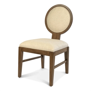 Manhattan Valley - Upholstered Side Chair - Set of 2 - Wood - Chestnut