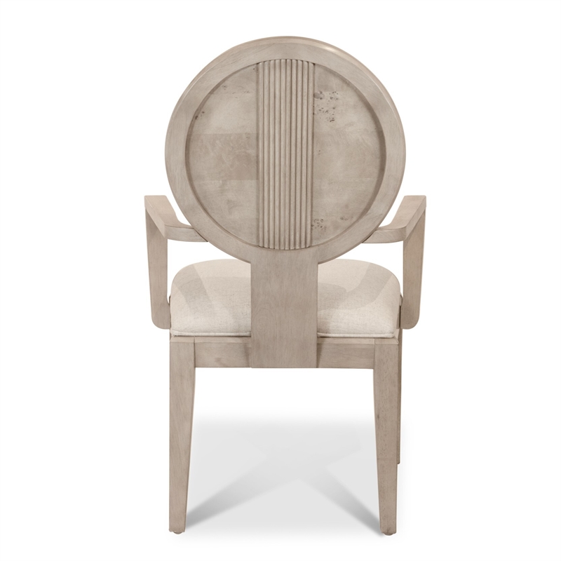 Manhattan Valley - Upholstered Arm Chair - Set of 2 - Wood - Rose