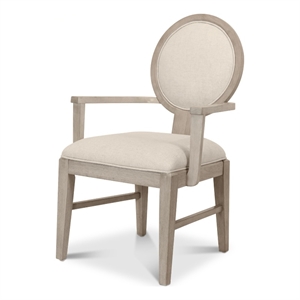 Manhattan Valley - Upholstered Arm Chair - Set of 2 - Wood - Rose
