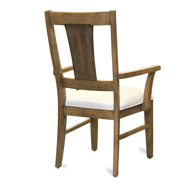 Sun Haven - Upholstered Arm Chair - Set of 2 - Wood - Chair Decor - Walnut