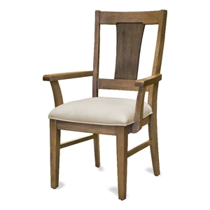 Sun Haven - Upholstered Arm Chair - Set of 2 - Wood - Chair Decor - Walnut