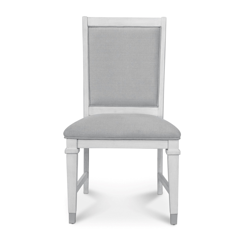 Point Breeze - Upholstered Side Chair - Set of 2 - Wood - White