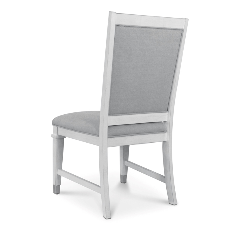 Point Breeze - Upholstered Side Chair - Set of 2 - Wood - White