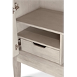 Manhattan Valley - Curio with Touch Lighting - Dusty Rose Finish - Glass