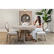 Manhattan Valley - Curio with Touch Lighting - Dusty Rose Finish - Glass