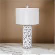 Lux Lighting Aloha Elegant Starfish White Table Lamps (Set of 2) - Resin