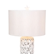 Lux Lighting Aloha Elegant Starfish White Table Lamps (Set of 2) - Resin