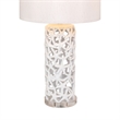 Lux Lighting Aloha Elegant Starfish White Table Lamps (Set of 2) - Resin