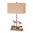 Lux Lighting Beach Birds Coastal Table Lamps (Set of 2) - Natural - Resin