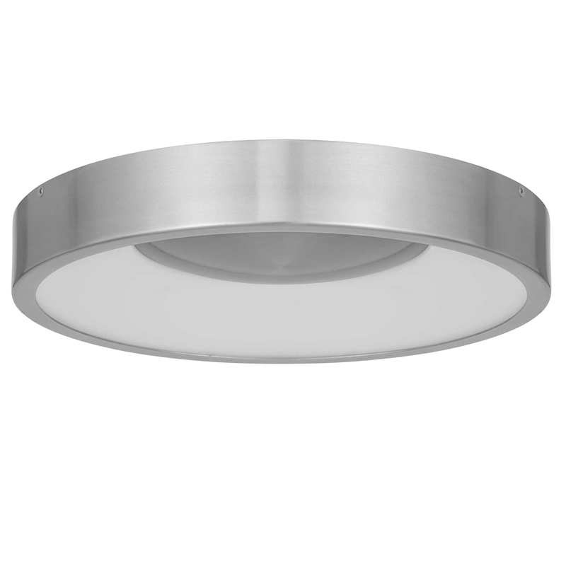 Alteck Stellar 14 inch Aluminum LED Outdoor Flush Mount in Silver