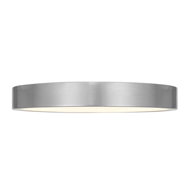 Alteck Stellar 14 inch Aluminum LED Outdoor Flush Mount in Silver
