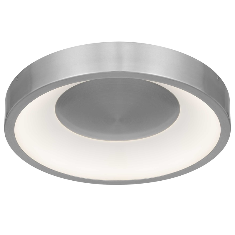 Alteck Stellar 14 inch Aluminum LED Outdoor Flush Mount in Silver