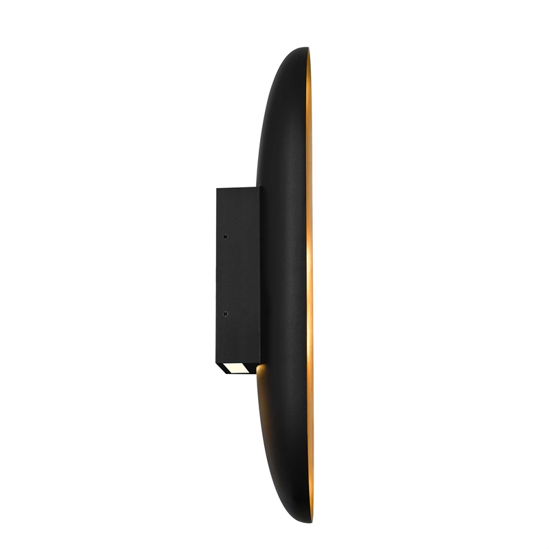 Alteck Marilyn 20 inch Aluminum LED Outdoor Wall Light in Black