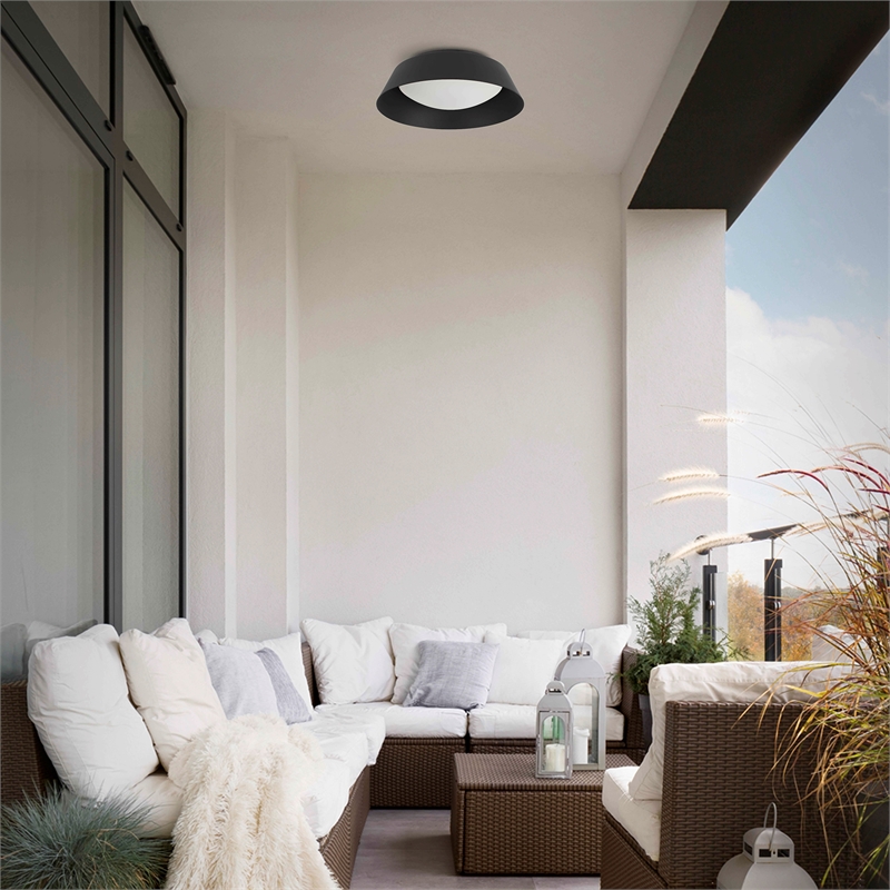 Alteck Pez 11 inch LED Outdoor Flush Mount