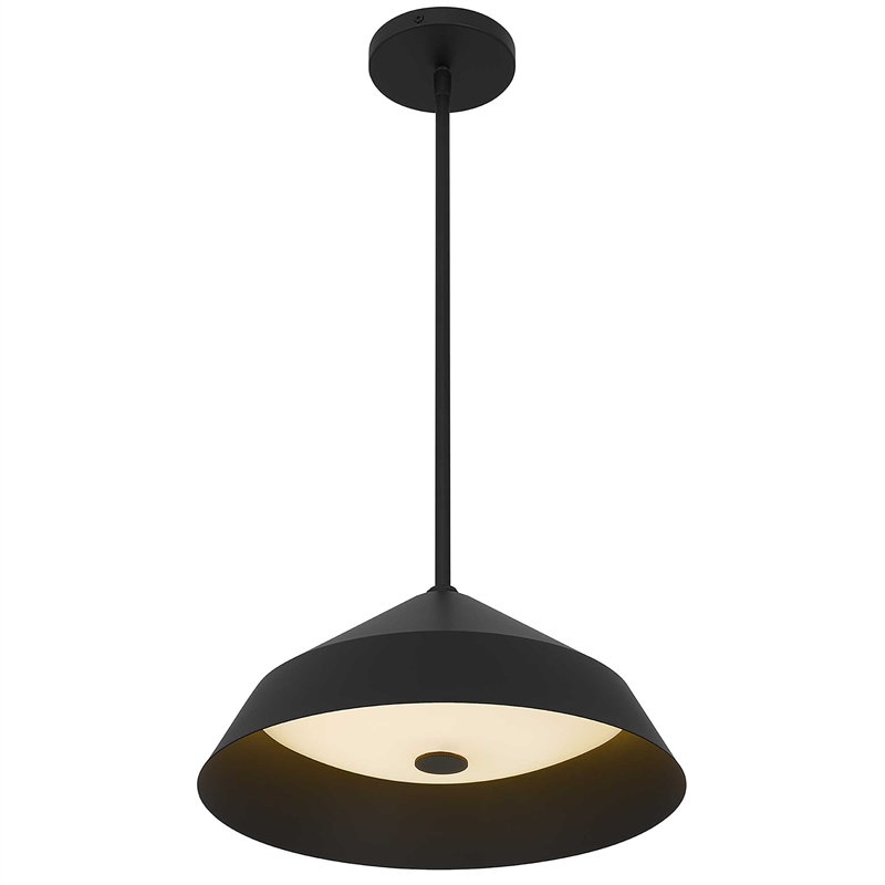 Alteck Nin 14 inch  LED Outdoor Pendant in Black