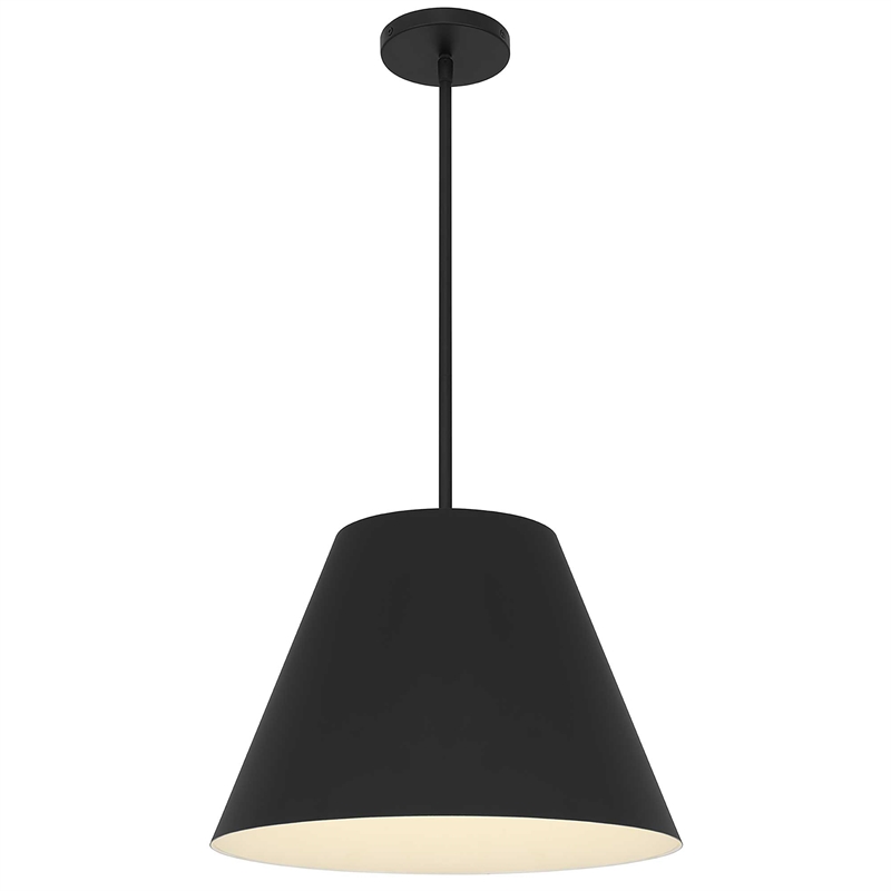 Alteck Jaz 16 inch  LED Outdoor Pendant in Black
