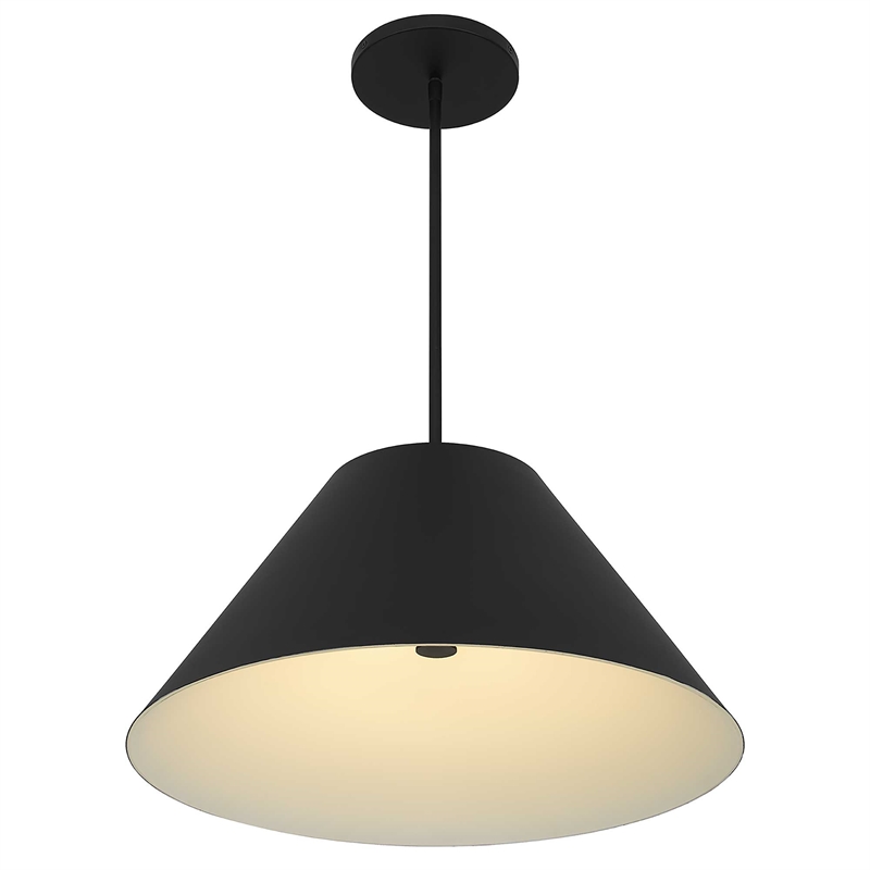 Alteck Jaz 22 inch  LED Outdoor Pendant in Black