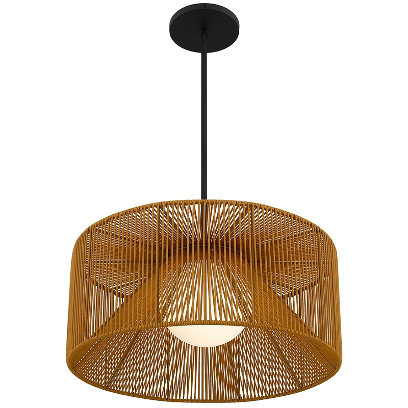 Alteck Key west 22 inch LED Outdoor Pendant in Black