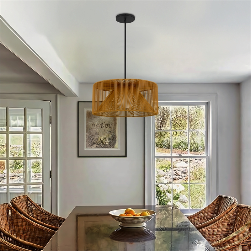 Alteck Key west 22 inch LED Outdoor Pendant in Black