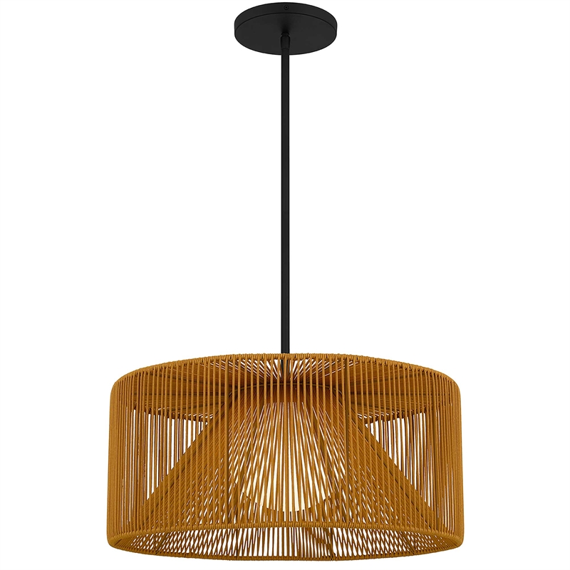 Alteck Key west 22 inch LED Outdoor Pendant in Black